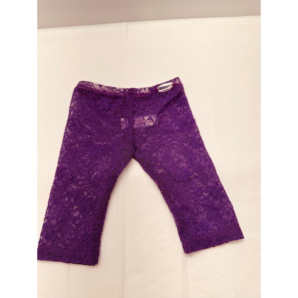 American Girl Doll Courtney's Purple Lace Leggings - ONLY